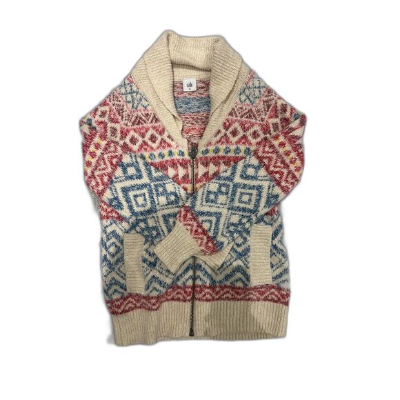 CAbi Sweaters - Cabi Highlands Sweater - EUC XS Tribal Cozy Mountain Glam!